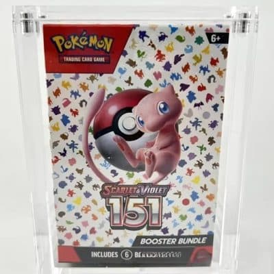 Pokemon-151 Booster Bundle-Acrylic-Display-Case-Kingdom