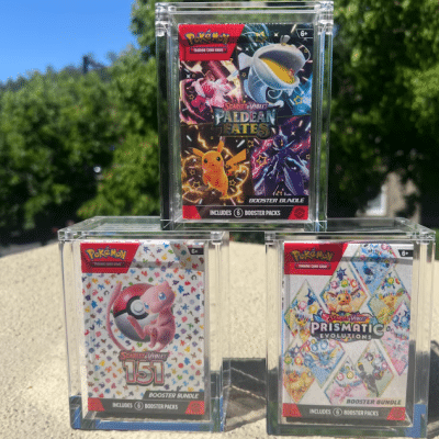 Pokemon-151 Booster Bundle-Acrylic-Display-Case-Kingdom