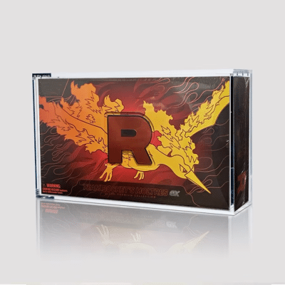 Pokemon-Team Rocket's-Moltres-Ex-Ultra-Premium-CollectionAcrylic-Display-Case-Kingdom